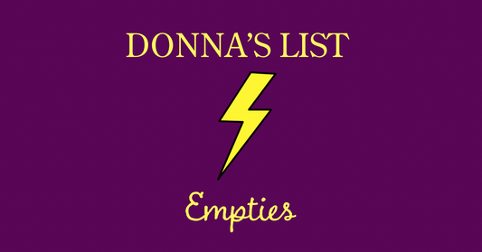 Donna's List: Jan Empties